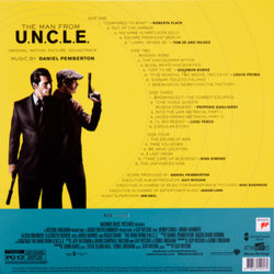 The Man From U.N.C.L.E. Soundtrack (Daniel Pemberton) - CD Back cover