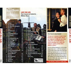 Lust for Life Soundtrack (Mikls Rzsa) - CD Back cover