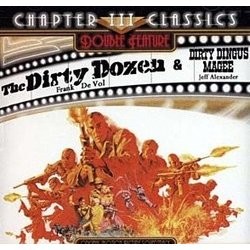 The Dirty Dozen & Dirty Dingus Magee Soundtrack (Frank DeVol) - CD cover