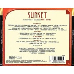 Sunset Soundtrack (Henry Mancini) - CD Back cover