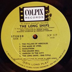 The Long Ships Soundtrack (Borislav Pascan, Dusan Radic) - cd-cartula