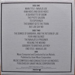 Navajo Joe Soundtrack (Ennio Morricone) - CD Trasero