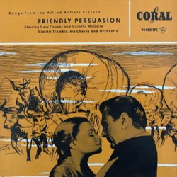 Friendly Persuasion Soundtrack (Dimitri Tiomkin) - CD cover