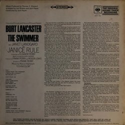 The Swimmer Soundtrack (Marvin Hamlisch) - CD Back cover