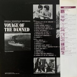 Voyage of the Damned Soundtrack (Lalo Schifrin) - CD Back cover