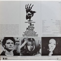 The Bird with the Crystal Plumage Soundtrack (Ennio Morricone) - CD Back cover