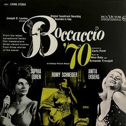 Boccaccio '70 Soundtrack (Nino Rota, Armando Trovajoli, Piero Umiliani) - CD cover
