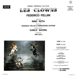 Les Clowns Soundtrack (Nino Rota) - CD Back cover