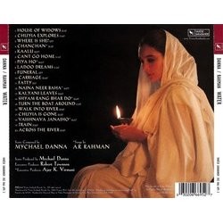 Water Soundtrack (Mychael Danna, A. R. Rahman) - CD Back cover