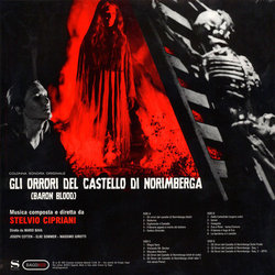 Gli Orrori del castello di Norimberga Soundtrack (Les Baxter, Stelvio Cipriani) - CD Back cover