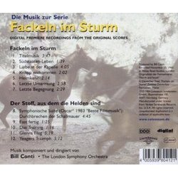 Fackeln im Sturm / Der Stoff aus dem die Helden sind Soundtrack (Bill Conti) - CD Back cover