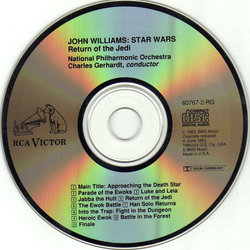 Return of the Jedi Soundtrack (Charles Gerhardt, John Williams) - cd-inlay