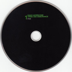 Crime and Dissonance Soundtrack (Ennio Morricone) - cd-inlay