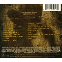 Indiana Jones and the Kingdom of the Crystal Skull Soundtrack (John Williams) - CD Back cover