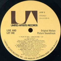 Live and Let Die Bande Originale (George Martin) - cd-inlay
