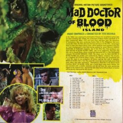 Mad Doctor of Blood Island Soundtrack (Tito Arevalo) - CD Trasero