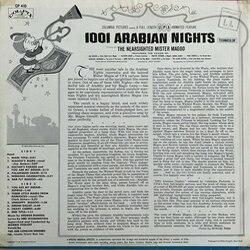 1001 Arabian Nights Soundtrack (George Duning) - CD Trasero