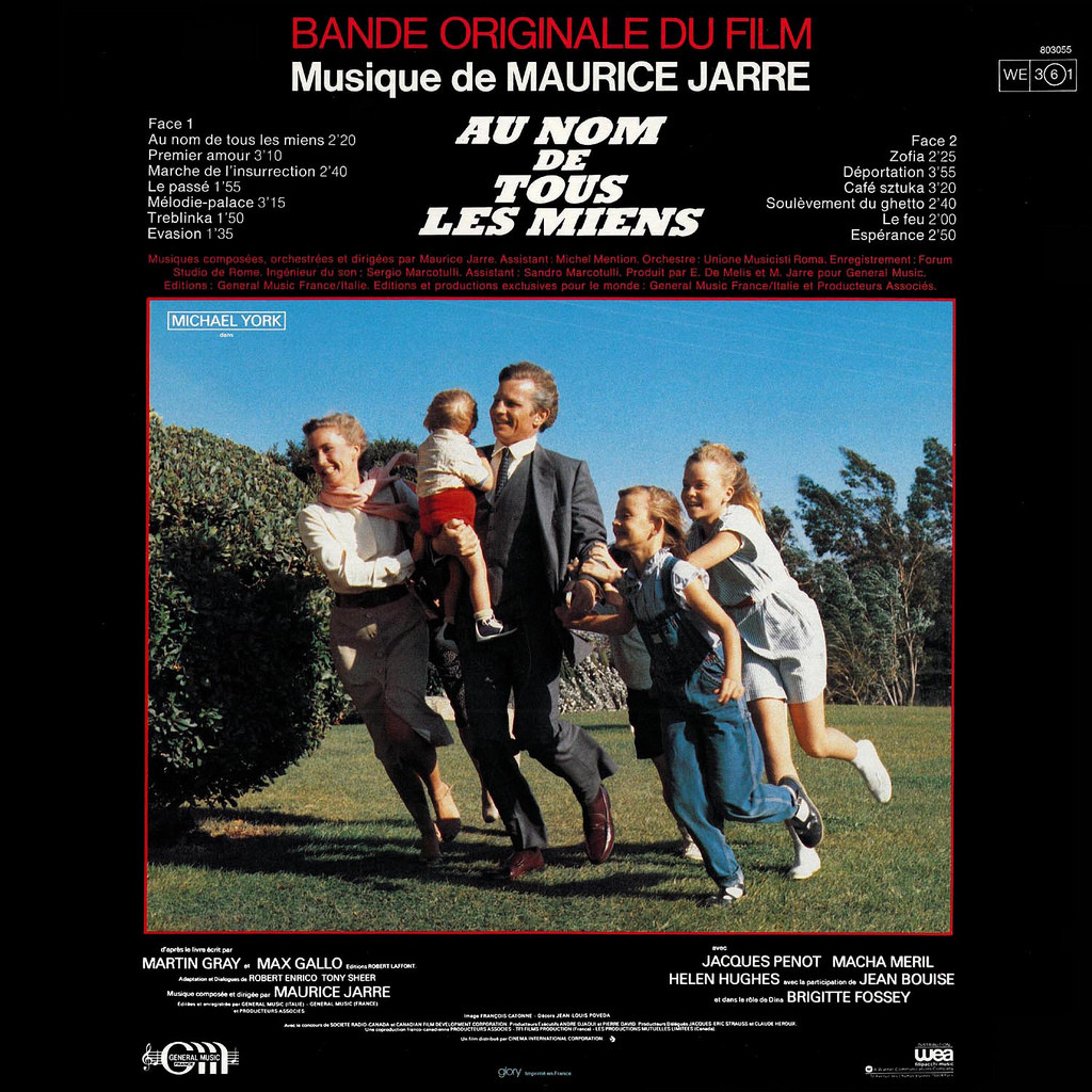 Film Music Site Au Nom De Tous Les Miens Soundtrack Maurice Jarre General Music France 1983