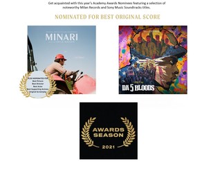 Academy Awards Nominees Milan Records and Sony Music Soundtracks titles