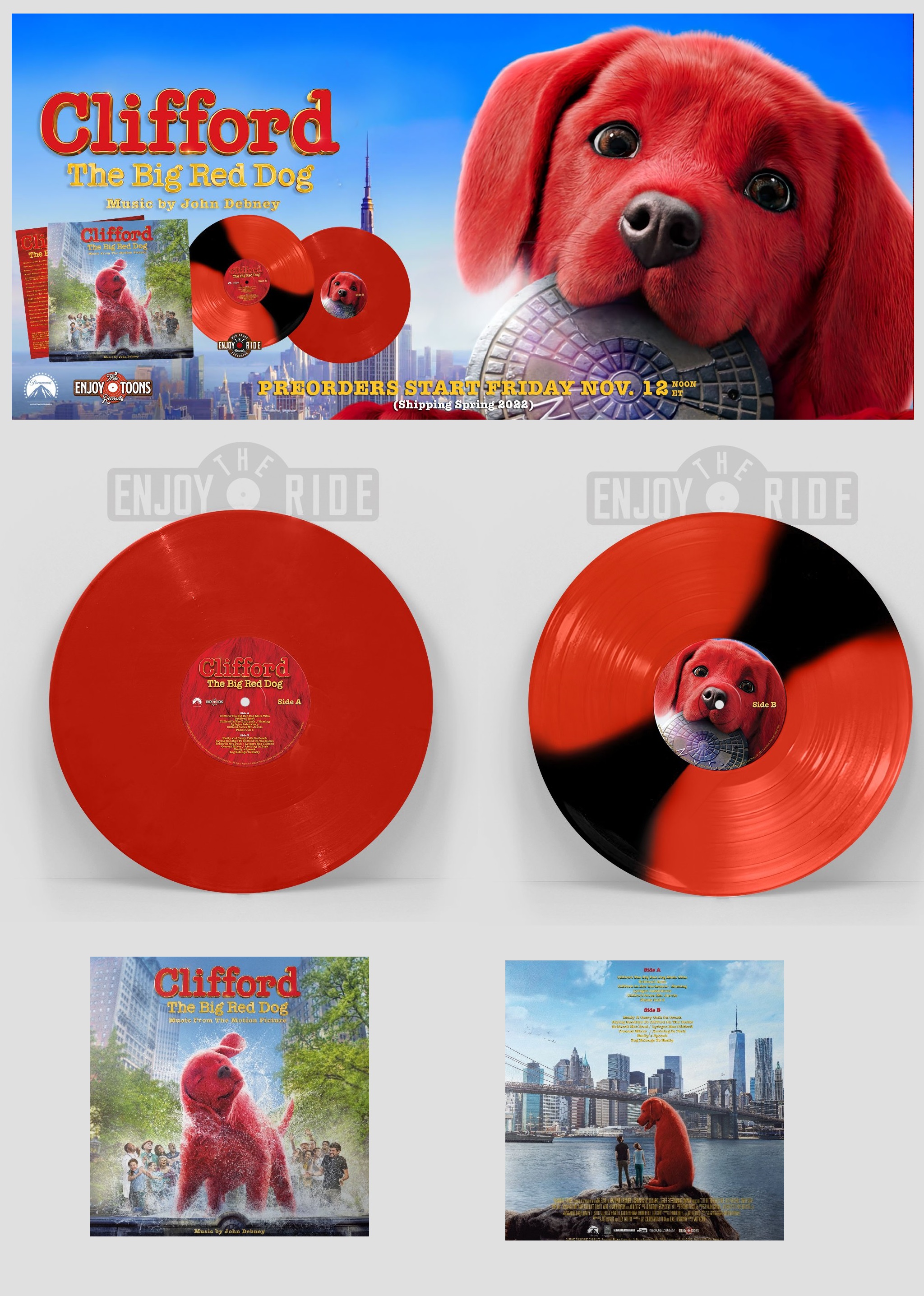 Clifford The Big Red Dog (Vinyl)