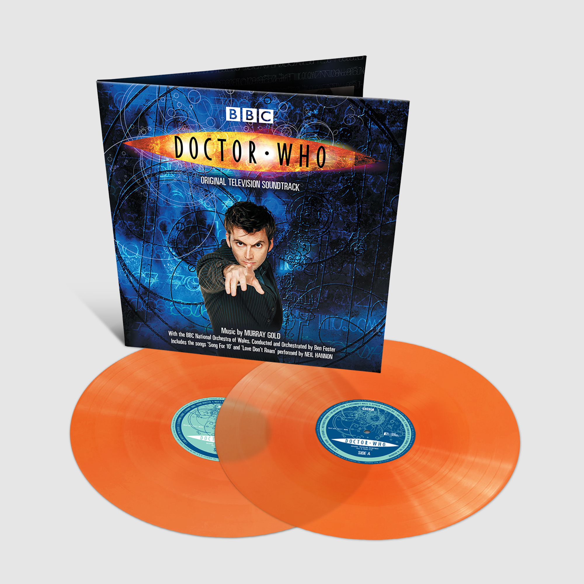 Doctor Who (Original Television Soundtrack) Double LP on transparent orange coloured vinyl