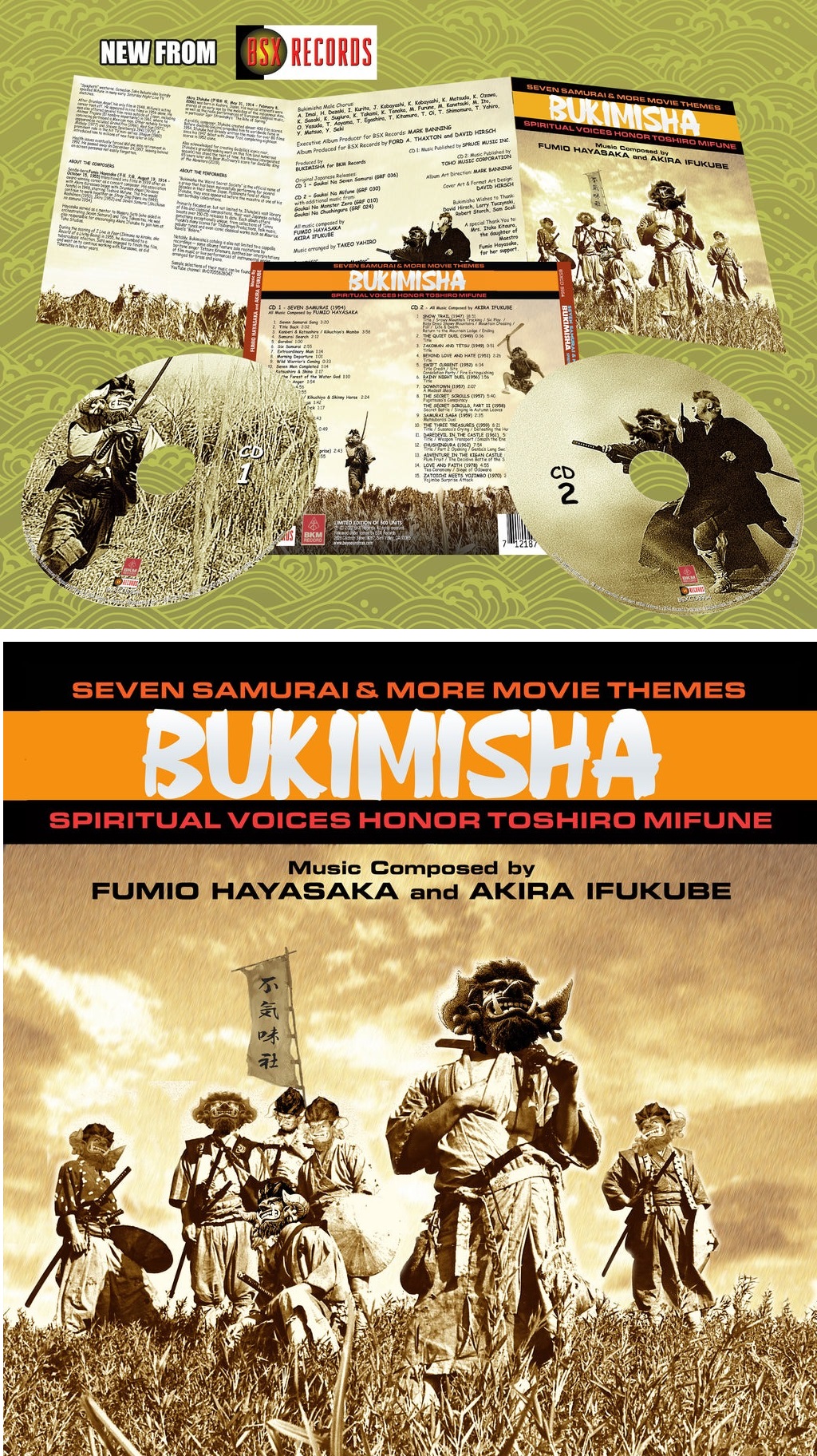 Bukimisha: Seven Samurai And More Movie Themes