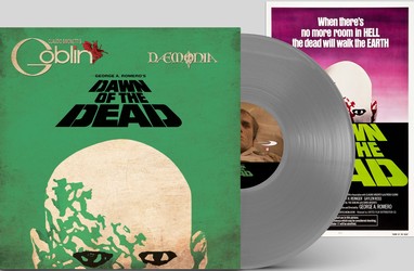 Zombie, Le Crpuscule des Morts Vivants (Dawn of the Dead) dition limite vinyle gris, pochette ouvrante, affiche.  