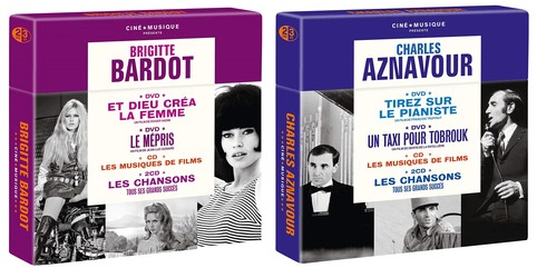Coffret Charles Aznavour & Coffret  Brigitte Bardot
