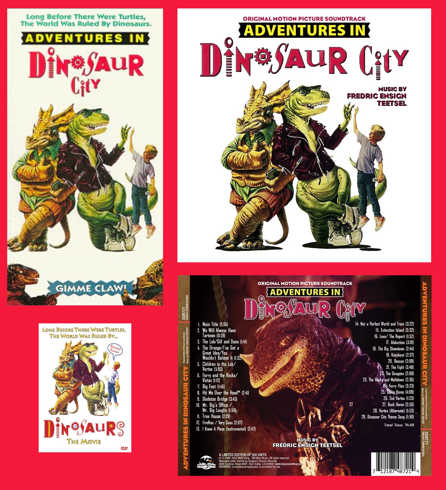 Adventures In Dinosaur City  (Dinosaures)