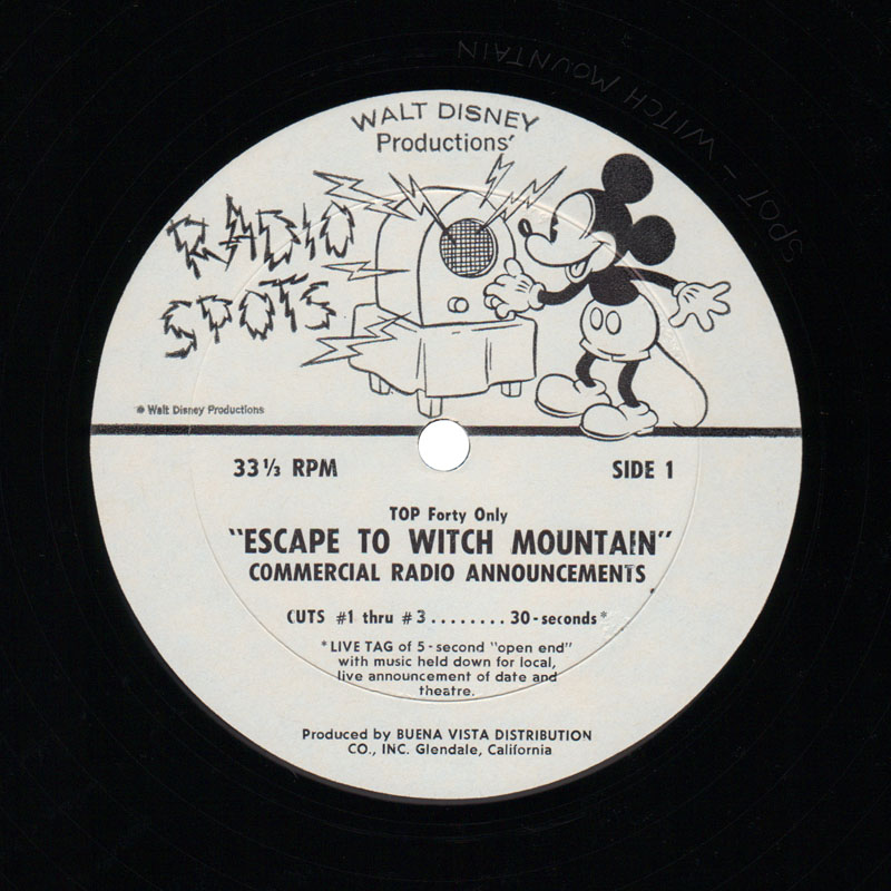 Escape To Witch Mountain (annonce commerciale radio)