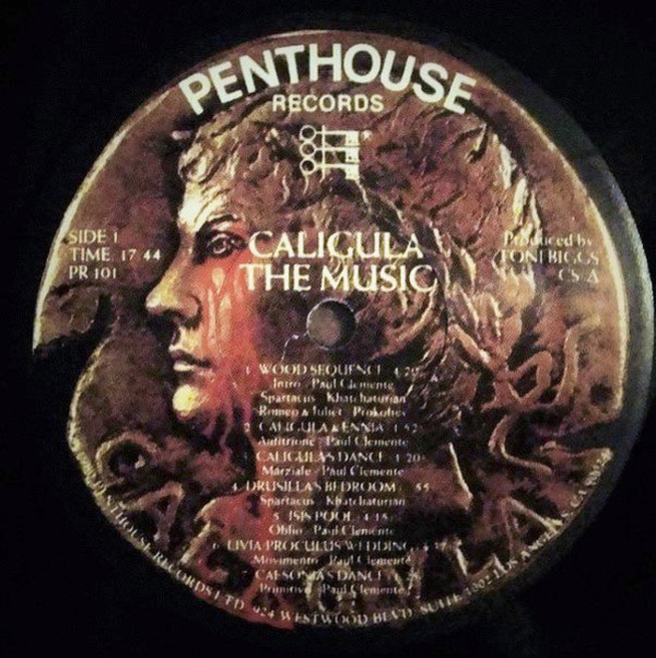 Caligula Penthouse Records � PR 101-CS Caligula: The Music.