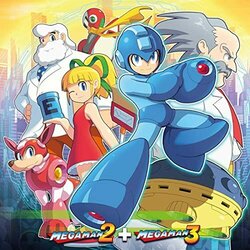 Mega Man 2 & 3 サウンドトラック (Harumi Fujita, Yasuaki Fujita, Takashi Tateishi) - CDカバー