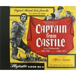 Captain From Castile Ścieżka dźwiękowa (Alfred Newman) - Okładka CD