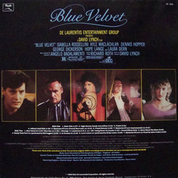 Blue Velvet Trilha sonora (Angelo Badalamenti) - CD capa traseira