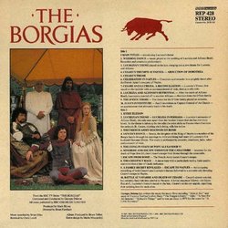 The Borgias サウンドトラック (Georges Delerue) - CD裏表紙
