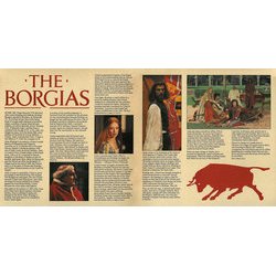 The Borgias サウンドトラック (Georges Delerue) - CDインレイ