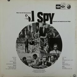 I Spy Ścieżka dźwiękowa (Hugo Friedhofer, Earle Hagen) - Tylna strona okladki plyty CD