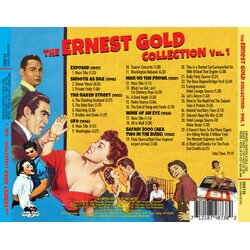 The Ernest Gold Collection Vol. 1 Trilha sonora (Ernest Gold) - CD capa traseira
