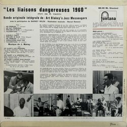Les Liaisons Dangereuses Soundtrack (Art Blakey) - CD Back cover