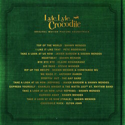 Lyle, Lyle, Crocodile サウンドトラック (Various Artists) - CD裏表紙