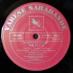 The Fly II サウンドトラック (Christopher Young) - CDインレイ