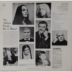 The Addams Family サウンドトラック (Vic Mizzy) - CD裏表紙