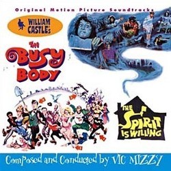 The Spirit Is Willing / The Busy Body サウンドトラック (Vic Mizzy) - CDカバー