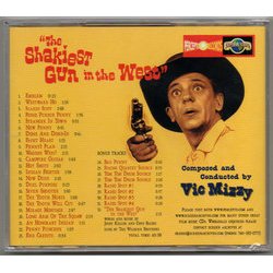 The Shakiest Gun in the West Soundtrack (Vic Mizzy) - CD Back cover