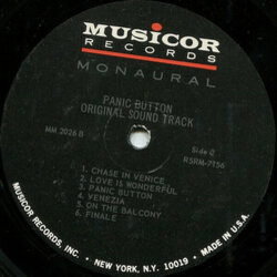 Panic Button Bande Originale (Georges Garvarentz) - cd-inlay
