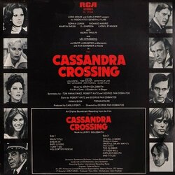 The Cassandra Crossing Trilha sonora (Jerry Goldsmith) - CD capa traseira