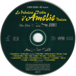 Le Fabuleux destin d'Amlie Poulain Ścieżka dźwiękowa (Various Artists, Yann Tiersen) - wkład CD