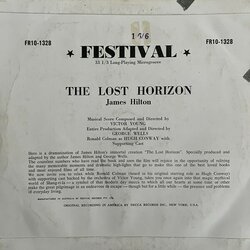 Lost Horizon Soundtrack (Victor Young) - CD Back cover