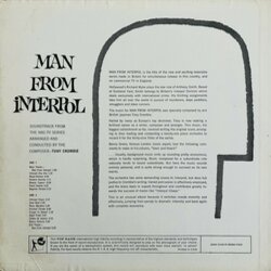 Man from Interpol Soundtrack (Tony Crombie) - CD Back cover