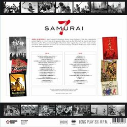 Seven Samurai Soundtrack (Fumio Hayasaka) - CD Back cover